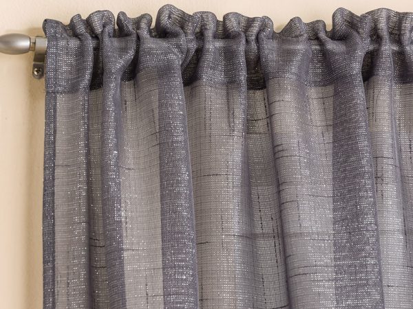 VOILE PANEL CASABLANCA GREY HEADER