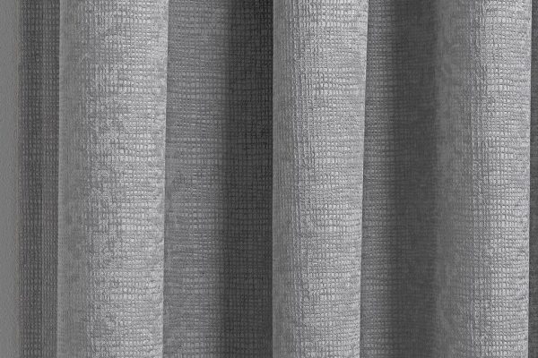 Matrix curtain Silver close-up