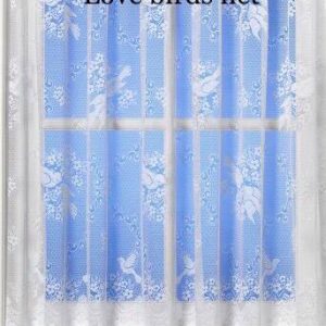 love birds net curtain